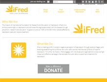 Tablet Screenshot of ifred.org